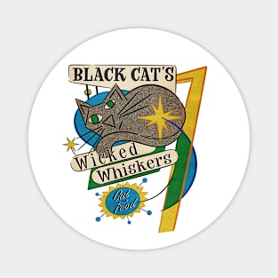 Black Cat's Wicked Whiskers Magnet